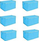 AYHOME BÜYÜK BOY TELA KUMAŞ DÖŞEK YORGAN HURCU  MAVİ 100X50CM ÇLÇÜSÜNDE