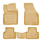 Rizline Volvo V50 2004-2012 İle Uyumlu 3D Havuzlu Paspas Bej