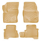 Rizline Ford Kuga 2008-2012 İle Uyumlu 3D Havuzlu Paspas Bej