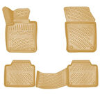 Rizline Volvo S90 2016 Sonrası İle Uyumlu 3D Havuzlu Paspas Bej