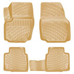 Rizline Ford Mondeo 2007-2014 İle Uyumlu 3D Havuzlu Paspas Bej