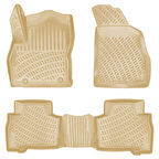 Rizline Peugeot Bipper 2008 Sonrası İle Uyumlu 3D Havuzlu Paspas Bej