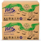 Wex Dispenser Peçete 2 Koli Toplam 36 Paket, 250 Yaprak, 2 Katlı, %100 Selüloz