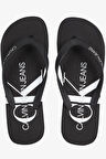Calvin Klein Beach Monogram Erkek Parmak Arası Terlik Siyah