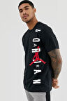 Nike Jordan Jumpman Vertical Air Stretch Crew Tee Erkek Logolu Tişört Siyah