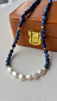 Lapis lazuli inci kolye
