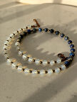 Lapis lazuli Opal kolye