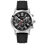 GUESS GUGW0708G1 SİYAH SİLİKON KORDON ERKEK KOL SAATİ