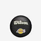 Wilson Mini Basketbol Topu NBA TEAM TRIBUTE MINI BLACK LA LAKERS WZ4017601XB3
