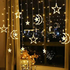 Dodes Ay ve Yıldız Perde LED Işık