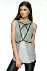 Sırtı V Detaylı Şık Harness - Brf179