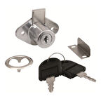 Mobilya Çekmece Kapak Kilidi Oval