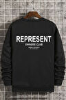 Uyguntarz Unisex Represent Bisiklet Yaka Sweatshirt