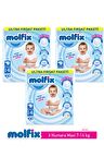 Molfix Bebek Bezi Ultra Fırsat Paketi Maxi 4 Numara 100 Adet X 3 Paket