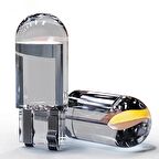 T10 Led (TURUNCU) 4 Adet (park ,gösterge,plaka,tavan Ampulü)