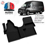 Volkswagen Crafter Ön Çiftli Koltuk 4D Havuzlu Paspas (Ön 2 Parça) 2006 Model Ve Sonrası