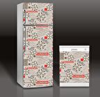 Supersticx Buzdolabı & Bulaşık Makinesi Takım Sticker