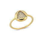 Altın Taşlı Yüzük