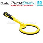 PulseDive Scuba Dedektörü - Tekli 20cm - Sarı