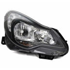 Far Sağ Makyajlı Sıyah Tanım A3W Opel Corsa D Bm 12- (Oem No: 1216833)