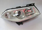 2007-2009 Renault Megane Iı Far Lambası Sağ Elektrikli-Motorsuz-Gri 5Fiş(H7-H1)Merceklimakyajlı(Ayfar (Adet) (Oem No:7701063220)