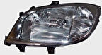 2000-2002 Mercedes Sprinter Far Lambası Sol Elektrikli-Sisli-Çizgili Cam (H1-H1-H7)(Tyc) (Adet) (Oem No:9018201461)
