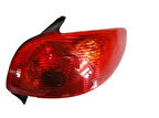 2003-2009 Peugeot 206 Hb Stop Lambası Sağ Kırmızı (5Kapı) (Pleksan) (Adet) (Oem No:6351S0)