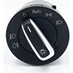 Volkswagen Golf6 Golf7 Jetta Caddy4 Passat T6 2010  Far Anahtarı Sıslı  Auto Krom (Oem No:3C8941431A)