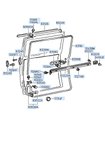 Burç Orta Kapı Ray H100 Orta Kapı Ray Burcu / L- 300 / Besta (Yerli) (Oem No: 83589-43000)