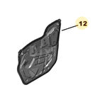 Ön Kapı Döseme İç  Deflektörü : Sağ Opel Grandland X Bm 18- (Oem No: Yp00044580)