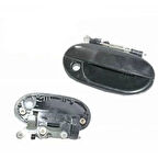 1995-1997 Hyundai Accent Ön Kapı Dış Açma Kolu Sol Siyah Segmanlı Tip  (Adet) (Oem No:8265022001Ca)