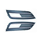 Vw A4 2012-2015 Sis Far Kapağı Sol Nikelajlı-Sıs Far Delıklı (Oem No:8K0807681B)