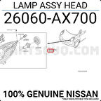 Far Micra 2002-2007 Elektrikli Beyaz Sol (Oem No:26060Ax700)