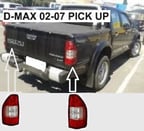 Stop Lambası İsuzu D-Max 2002-2007 Sol (Oem No:8972347501)