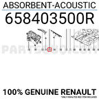 Captur Motor Kaputu İzalatörü 2013- Oem No (658403500R)