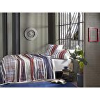 Taç Theo Çift Kişilik Pike Takımı Bordo