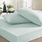 Taç Color Dreams Ranforce Çift Kişilik Çarşaf Seti Mavi