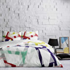 TAÇ RANFORCE CRIMSON NEVRESİM TAKIMI TURKUAZ TEK KİŞİLİK