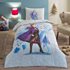 Taç Lisanslı Disney Frozen Sisters Tek Kişilik Pamuk Complete Set