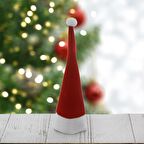 3 Adet 7x17cm Yılbaşı Şapkası Kumaş Süs