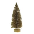 20cm Çam Ağacı Simli  Altın