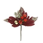 26cm Kokina ve Top Aksesuarlı Dal Çiçek 1 Adet