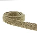 1,5cm x 2metre Doğal Keten Kurdela Örgülü