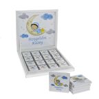 48 Adet Aydedeli Bebek İsim Etiketli Madlen Çikolata Erkek