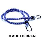 Ucu Kancalı Gergili Lastik Bagaj Lastiği (3 ADET BİRDEN)