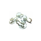 Plastik 30 mm Kancalı Şeffaf 10 Adet Vantuz Askı 3 cm