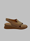 ALBİNİ A-24Y101301 KADIN DERİ SANDALET