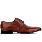 Fosco - Taba Deri Neolit Erkek Klasik Ayakkabı