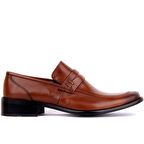 Fosco - Taba Deri Neolit Erkek Klasik Ayakkabı