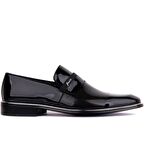 Fosco - Siyah Rugan Neolit Erkek Klasik Ayakkabı